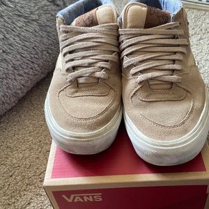 Tan Half Cab Vans size: 7 1/2 mens